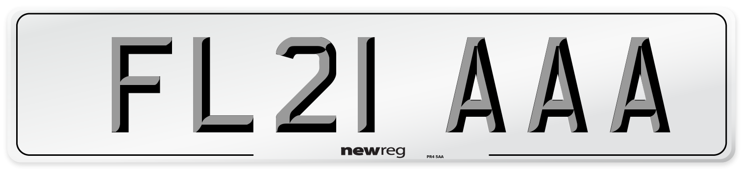 FL21 AAA Number Plate from New Reg